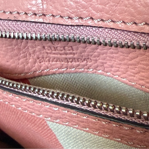 GUCCI Leather Bamboo Clutch Purse - Picture 5 of 14